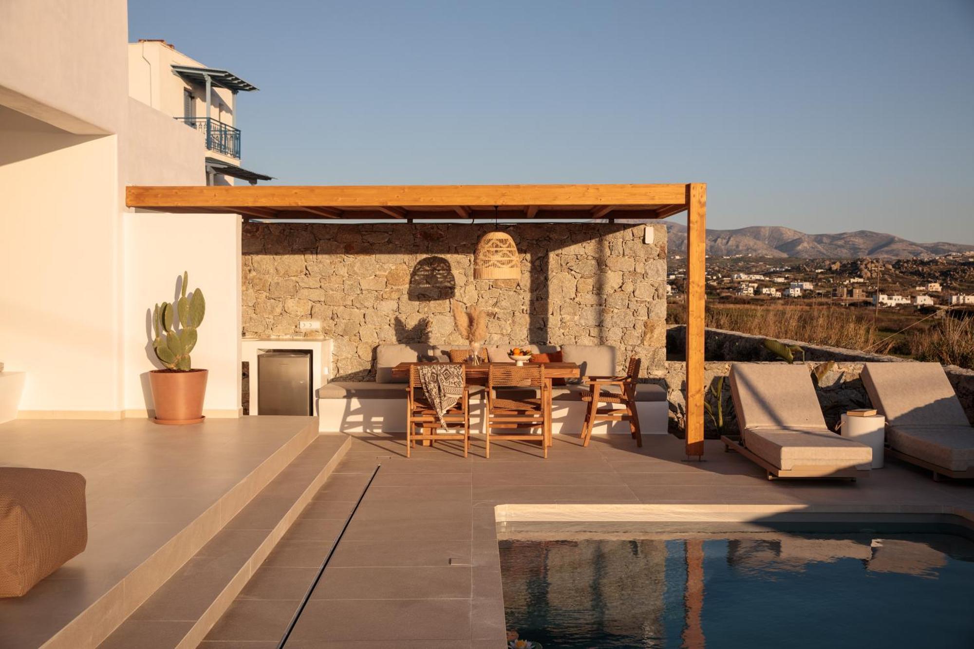 Villa Fyroi Naxos à Agia Anna  Extérieur photo